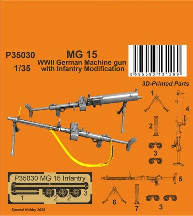 1/35 CMK MG 15 Machine Gun with Infantry Modification