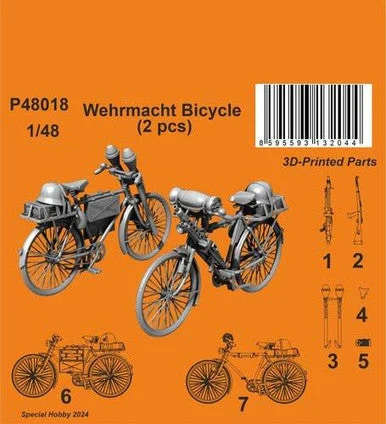 1/48 CMK Wehrmacht Bicycle (2 pcs)