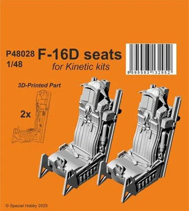 1/48 CMK F-16D Seats / for Kinetic kits