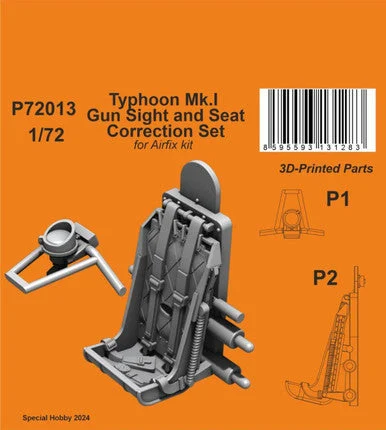 1/72 CMK Typhoon Mk.I Gun Sight and Seat Correction Set