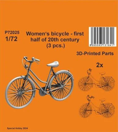 1/72 CMK Womens bicycle - first half of 20th century (3 pcs.)