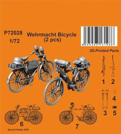 1/72 CMK Wehrmacht Bicycle (2 pcs)