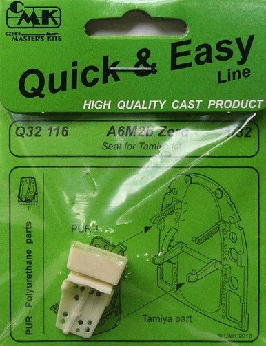1/32 CMK A6M2b Zero Seat for TAM Resin