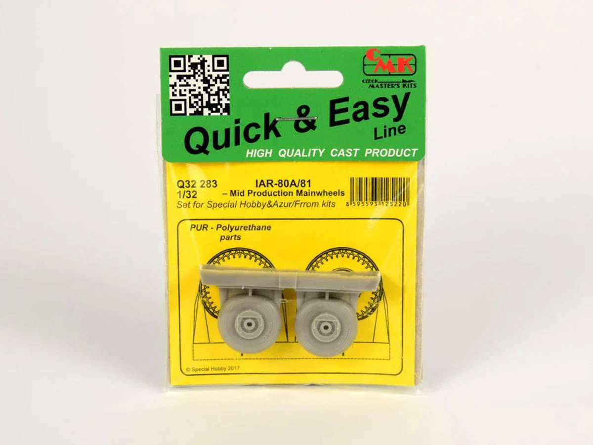 1/32 CMK IAR-80A/81 Mid Production Mainwheels for Special Hobby kit Resin