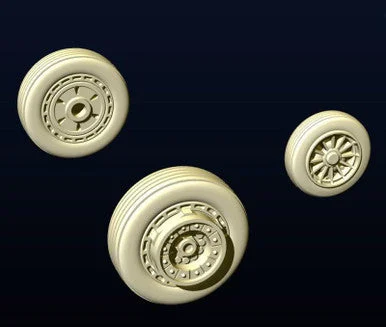 1/48 CMK F-86K Sabre Dog Wheels Resin