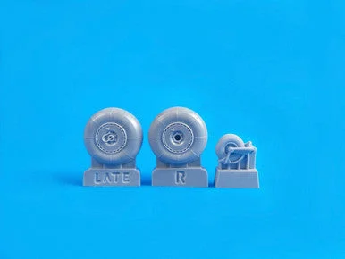 1/48 CMK Junkers Ju 88A-4 and later /C-6/G Late Mainwheels and Tailwheel for Special Hobby / ICM / Dra Resin