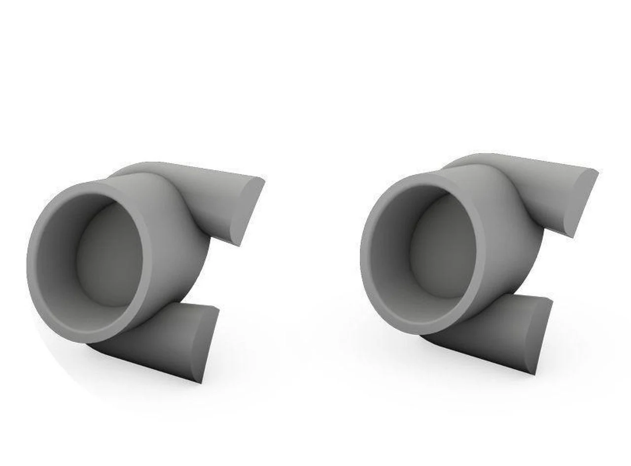 CMK 1/48 CMK Reggiane Re 2000 Exhausts Resin
