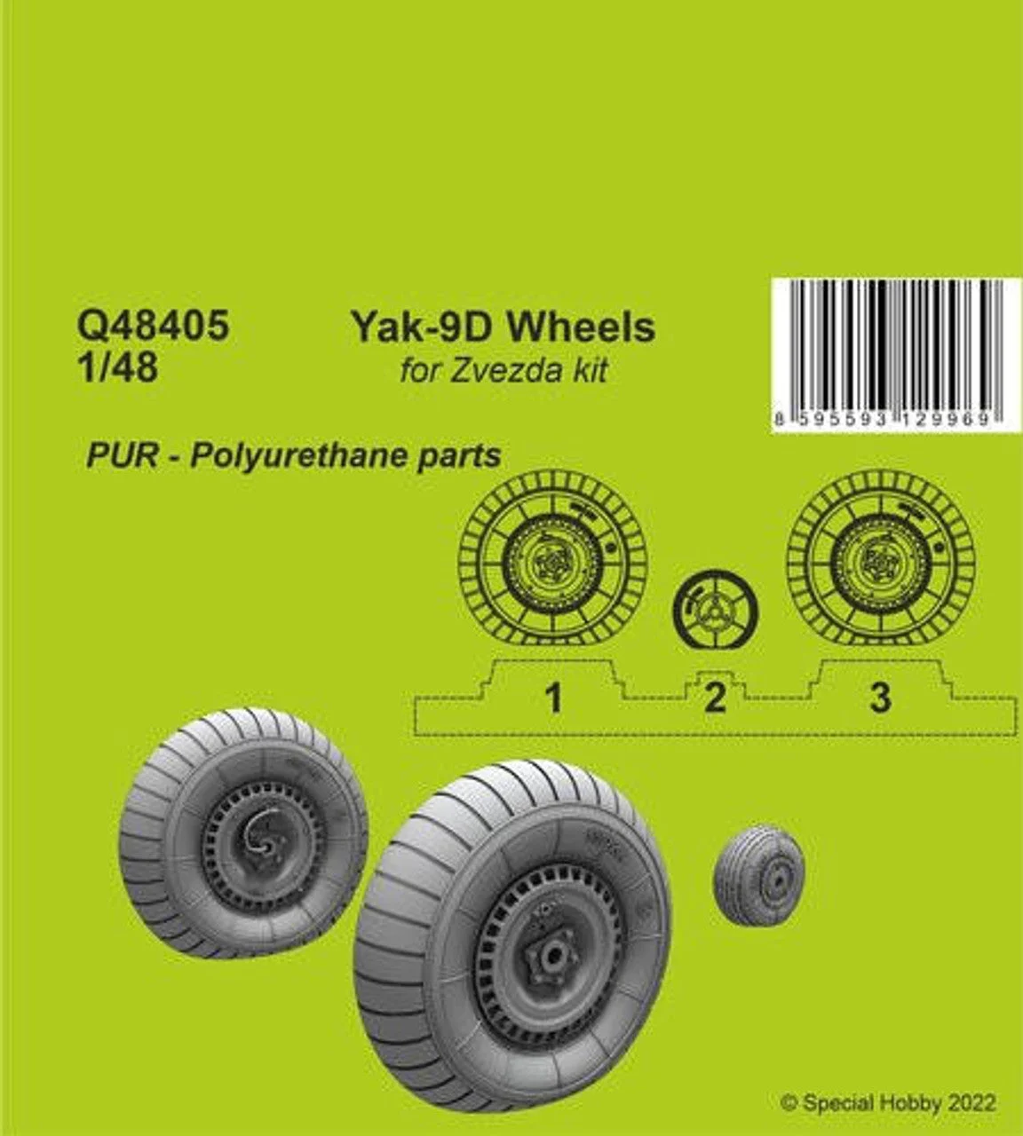 CMK 1/48 CMK Yak9D Wheels