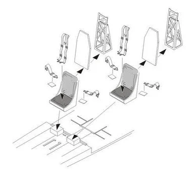 1/72 CMK B-17 Flying Fortress Seats
