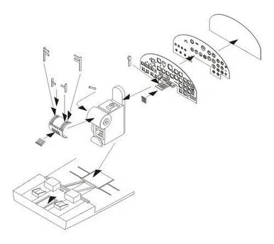 1/72 CMK B-17 Flying Fortress - Instrument panel