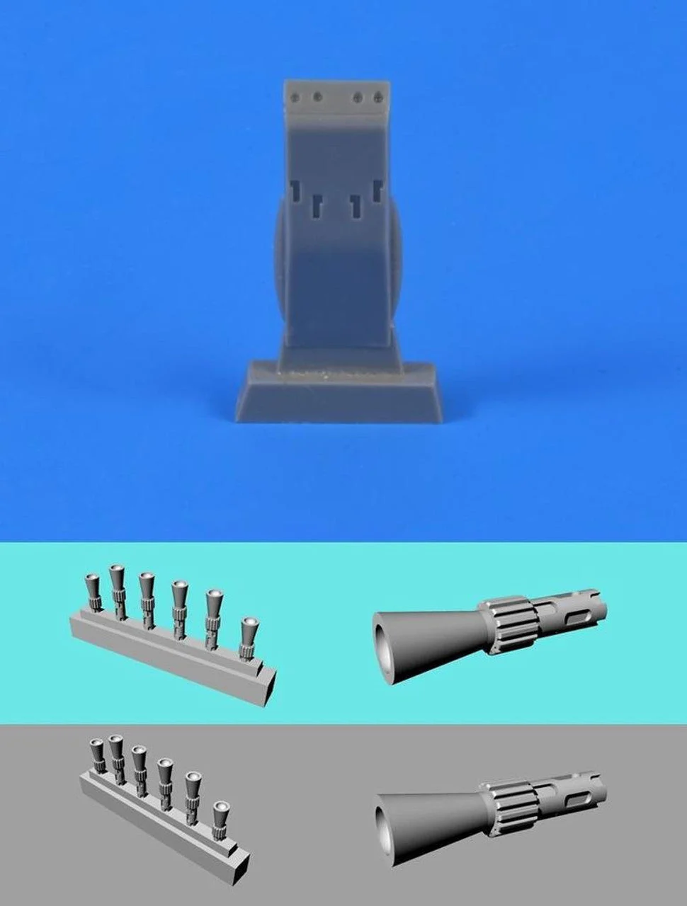 CMK 1/72 CMK Blenheim Mk.IF - Correction dset (ventral gun pack) for Airfix kit Resin