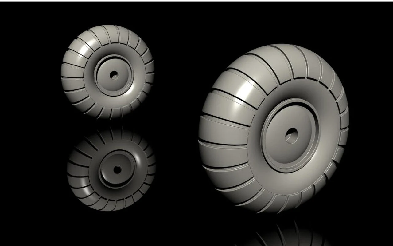 CMK 1/72 CMK Fw 189A-1/-2 Mainwheels Set / for ICM kit Resin