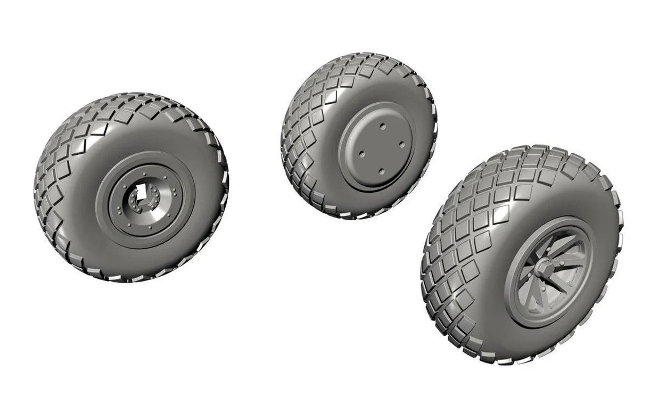 CMK 1/72 CMK P-40 Wheels Diamond Tread for Special Hobby kits Resin