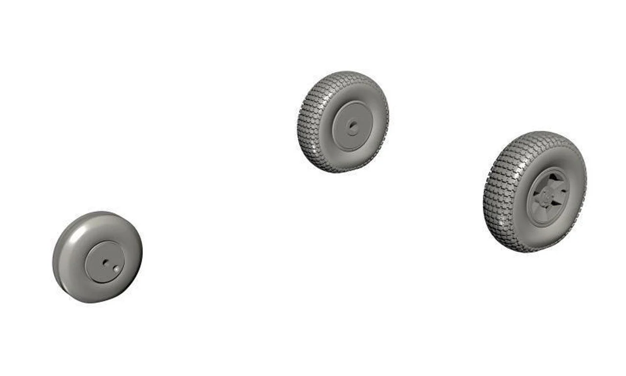 CMK 1/72 CMK Vampire Mainwheels and Nosewheel. for Special Hobby kit Resin