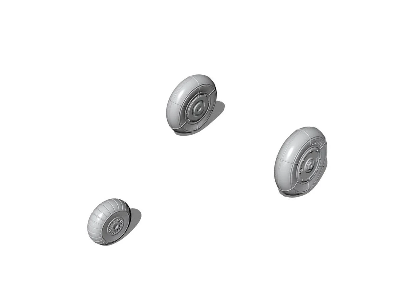 CMK 1/72 CMK Heinkel He 162A Wheels Resin