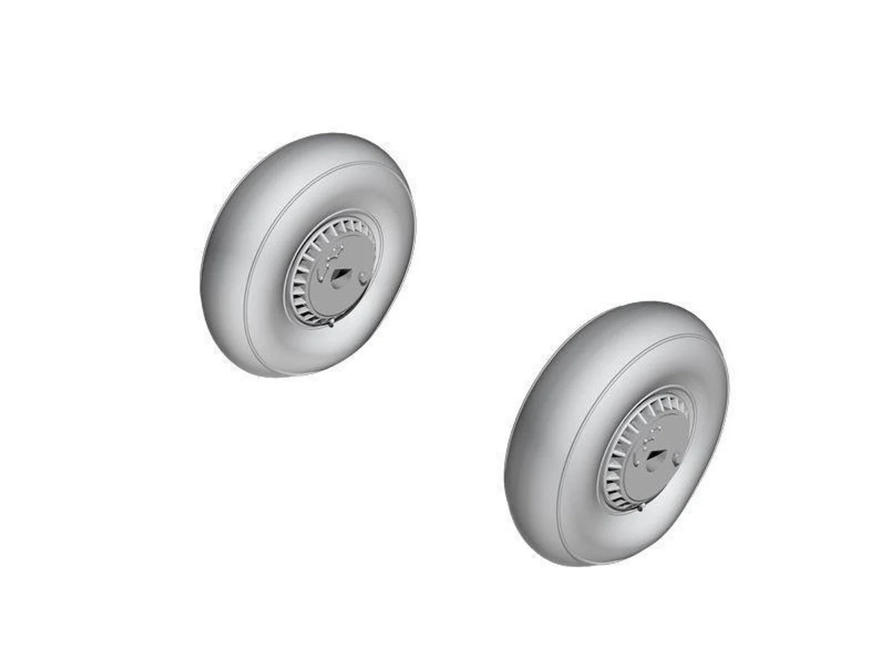 CMK 1/72 CMK Reggiane Re 2005 Main Wheels Resin