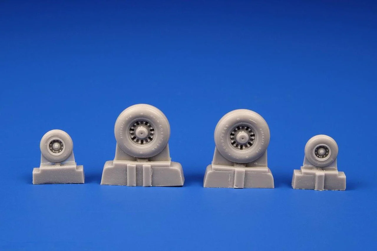 CMK 1/72 CMK F-14A Tomcat Wheels Resin