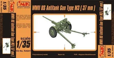 1/35 CMK M3 US 37mm Anti-tank gun WW.II 1/35 Resin
