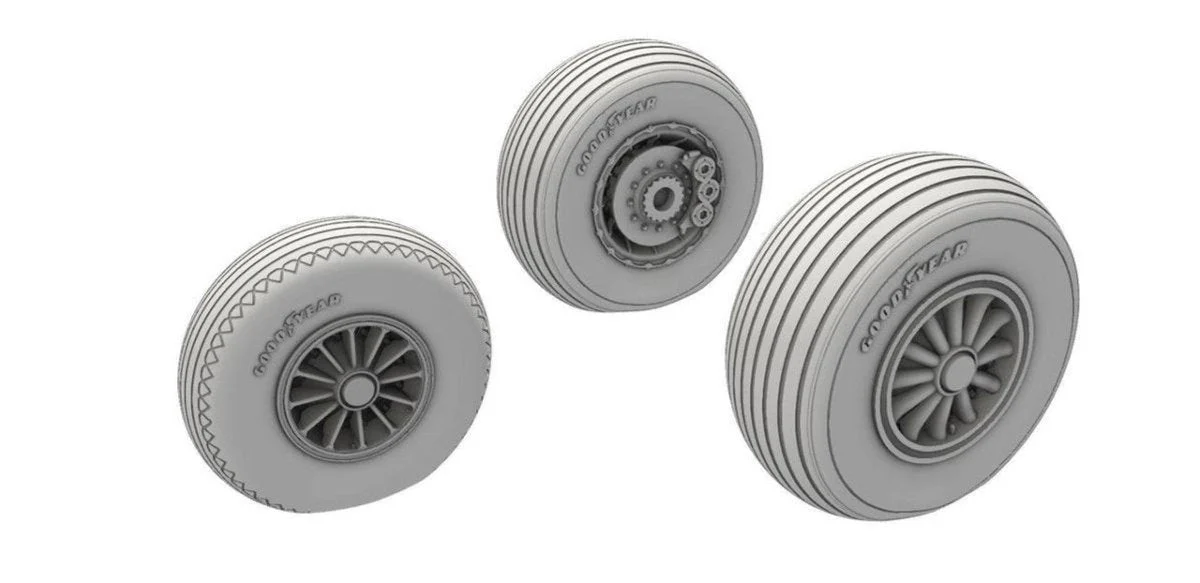 CMK 1/32 CMK A-26 Invader Wheels Late Type Resin