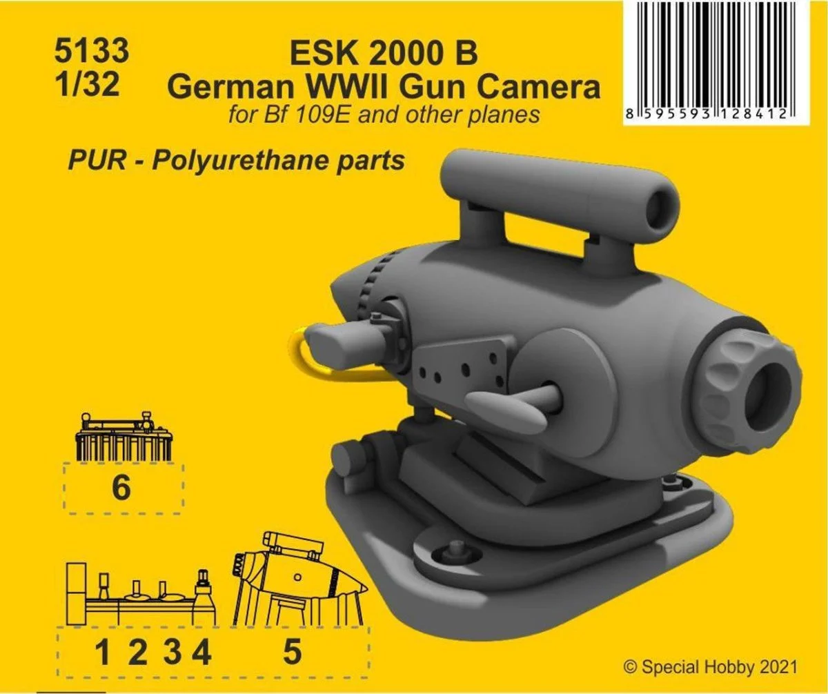 CMK 1/32 CMK ESK 2000 B German WWII Gun Camera Resin