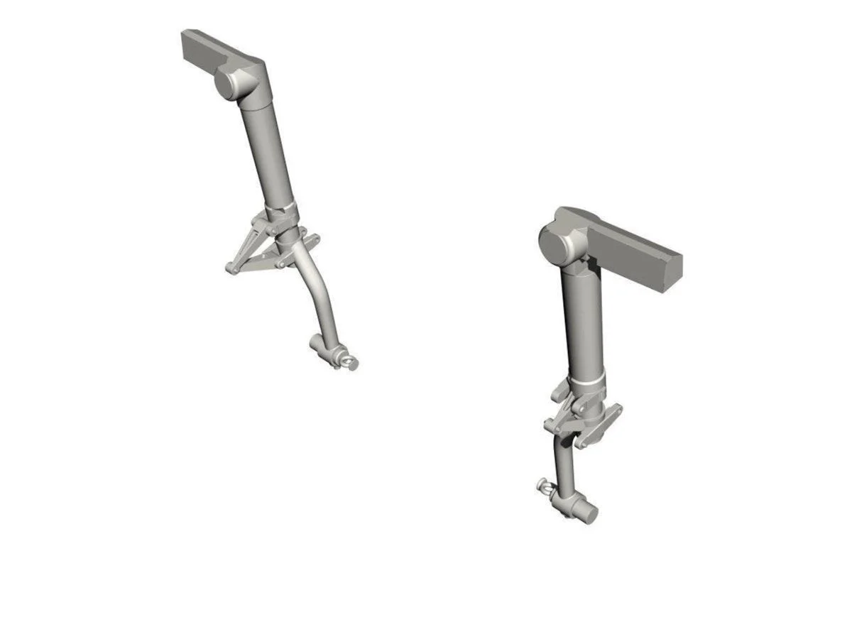 CMK 1/32 CMK P-51D Mustang Main Undercarriage Strengthened legs. for Revell kit Resin