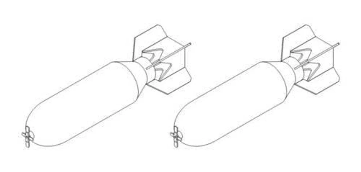 CMK 1/32 CMK WW II US General Purpose M43 H.E.Bombs 500lb