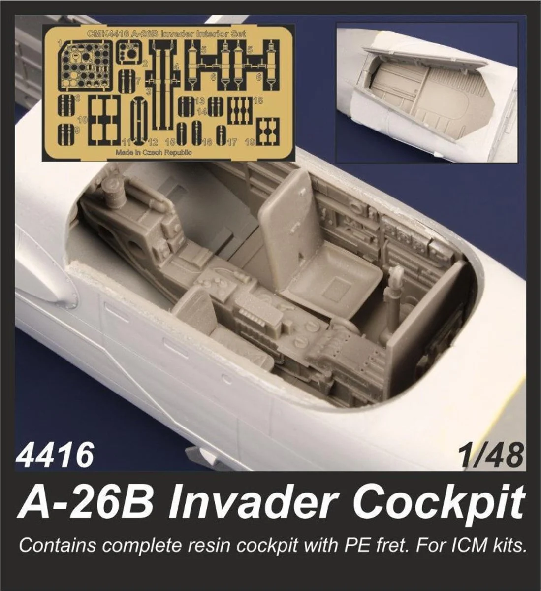 CMK 1/48 CMK A-26B Invader Cockpit Resin