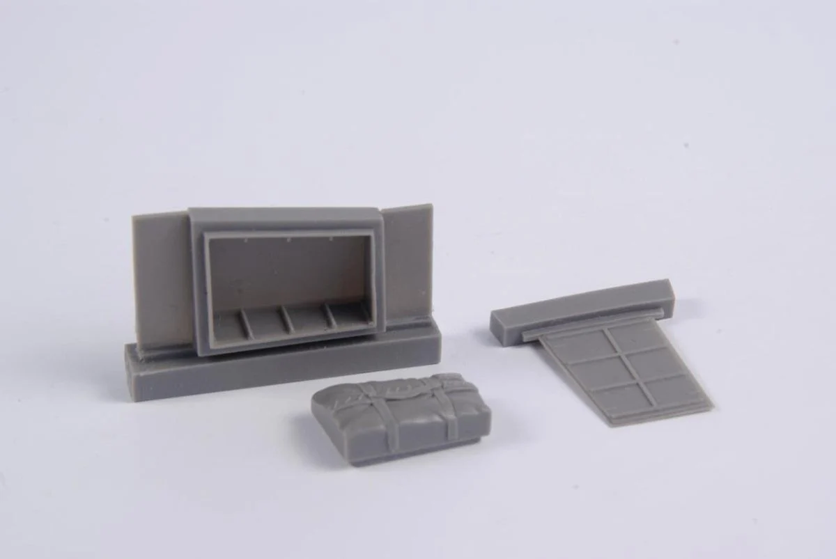 CMK 1/48 CMK Beaufighter TF Mk.X Dinghy Box and Access Panel for Revell Resin