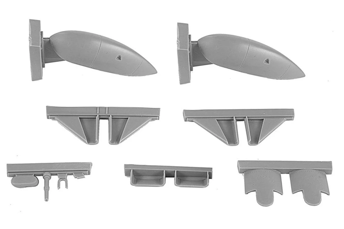 CMK 1/48 CMK Blenheim Mk.I/II Finish AF 1st serie Ski Undercarriage fixed type Resin