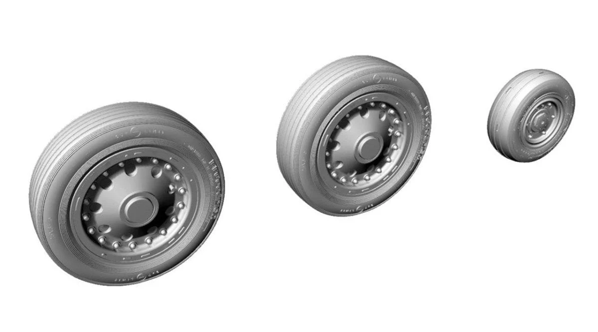 CMK 1/48 CMK F-104C Wheels Resin