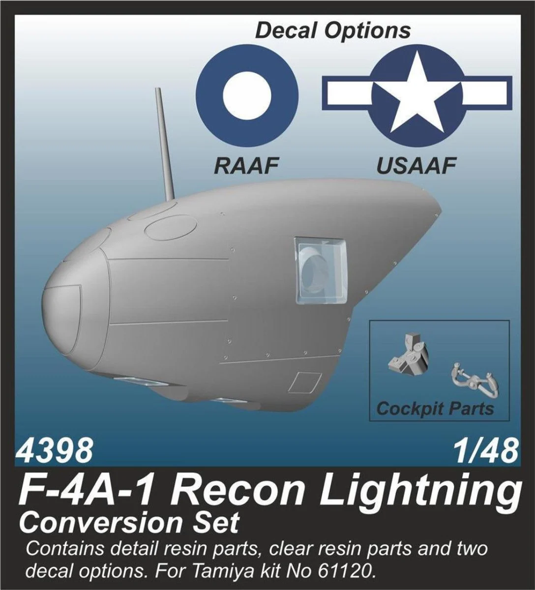 CMK 1/48 CMK F-4A-1 Recon Lightning Conversion Set Resin