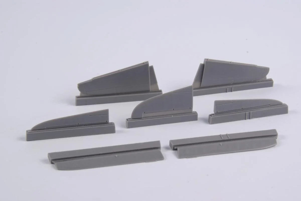 CMK 1/48 CMK J2M3 Raiden (JACK) Control surface set for Hasegawa kit Resin
