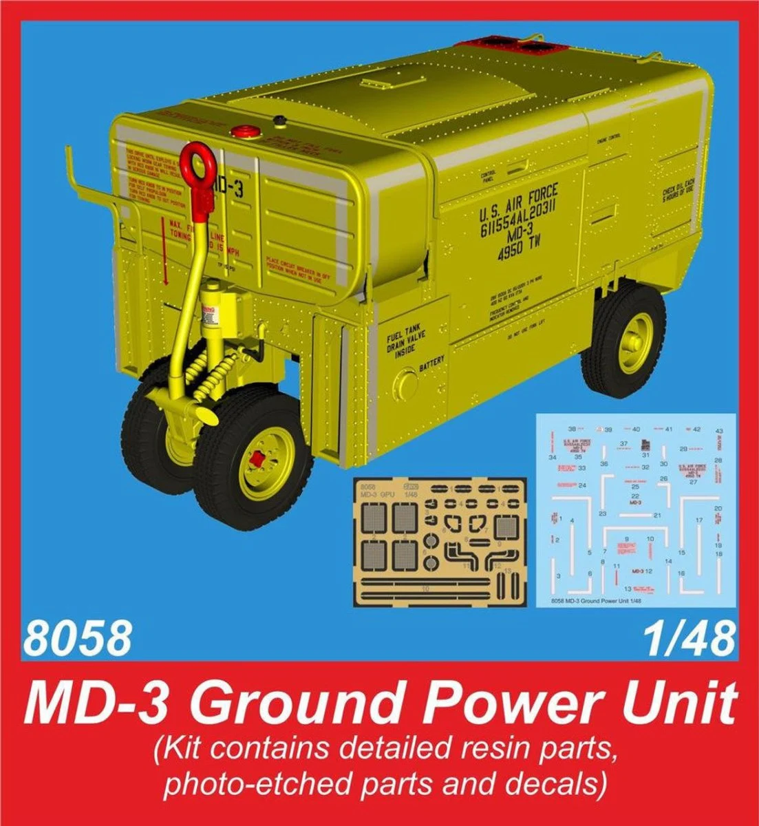 CMK 1/48 CMK MD-3 Ground Power Unit Resin