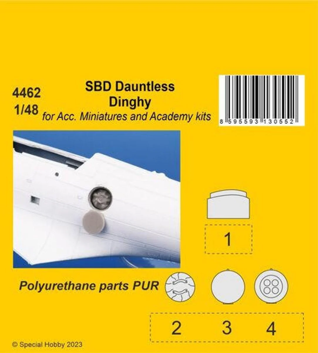 CMK 1/48 CMK SBD Dauntless Dinghy / for Acc. Miniatures and Academy kits