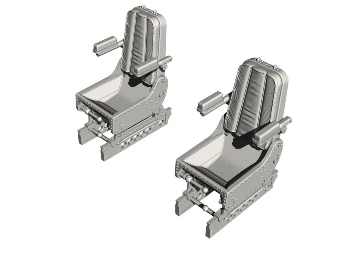 CMK 1/48 CMK Siebel Si 204/Aero C-3 Pilots Seats Resin