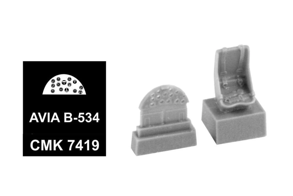 CMK 1/72 CMK Avia B-534 Cockpit set for Eduard kit Resin