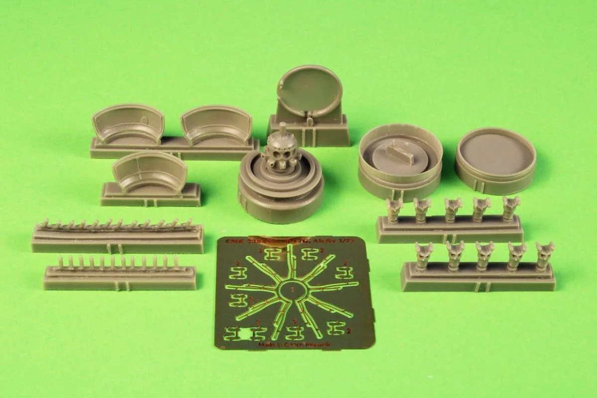 CMK 1/72 CMK B-17G Engine Set (starboard side engine. 1pc) for Airfix kit Resin