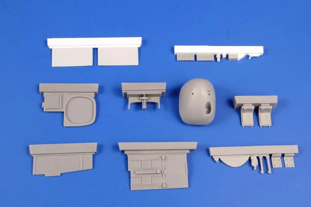 CMK 1/72 CMK B-25G Mitchell 75 mm Gun Nose Conversion Set Resin