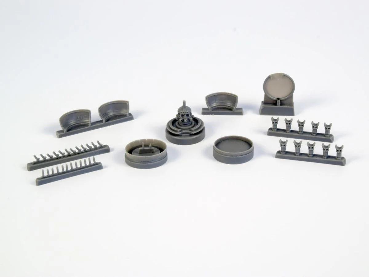 CMK 1/72 CMK Boeing B-17G Engine Set (port side engine. 1pcs) for Airfix kit Resin