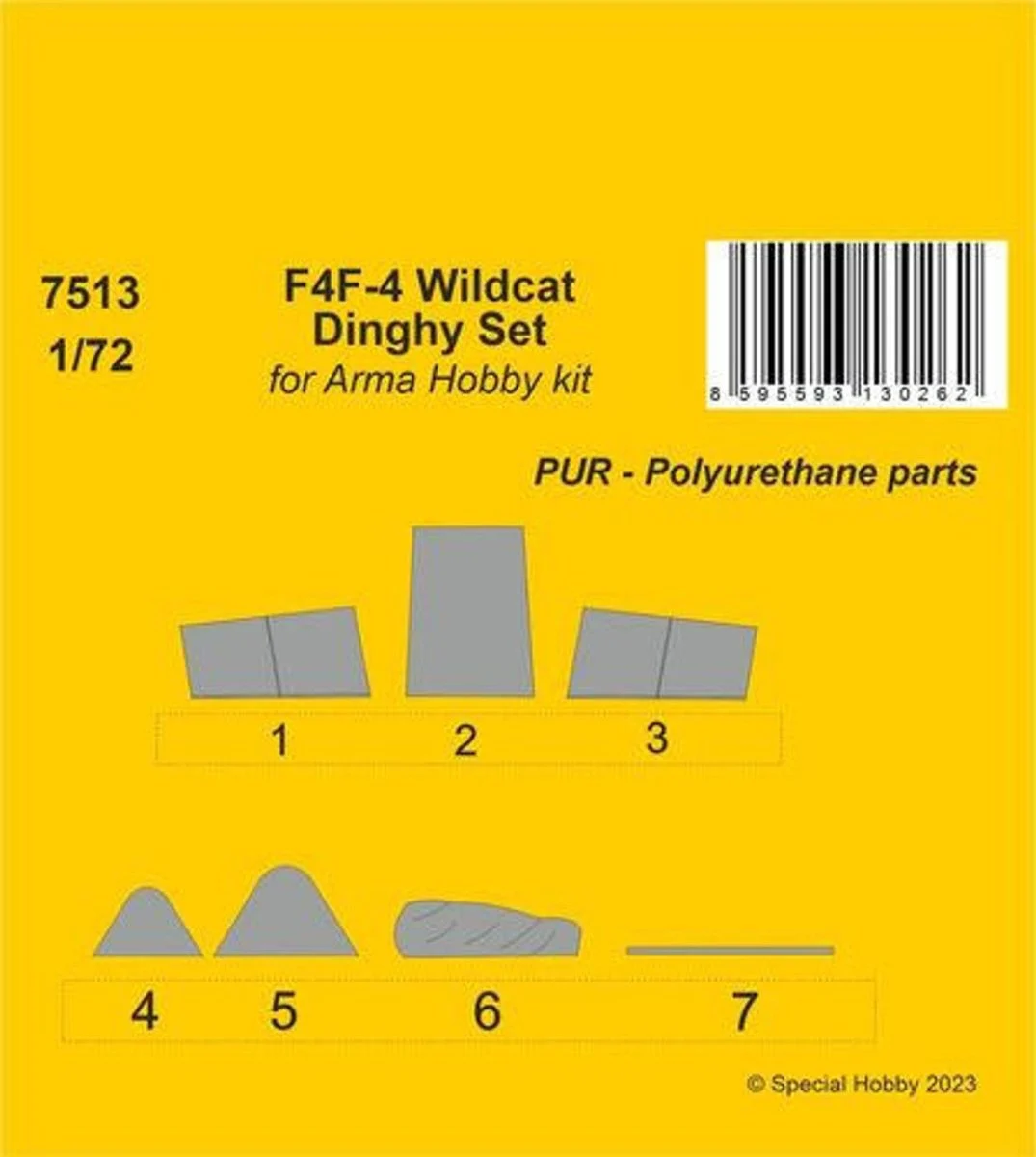 CMK 1/72 CMK F4F-4 Wildcat Dinghy / for Arma Hobby kit