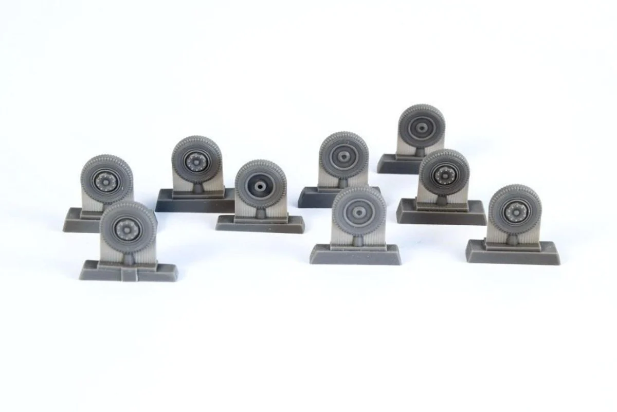 CMK 1/72 CMK Meillerwagen V-2 Transporter Wheels Set for Special Armour kit Resin