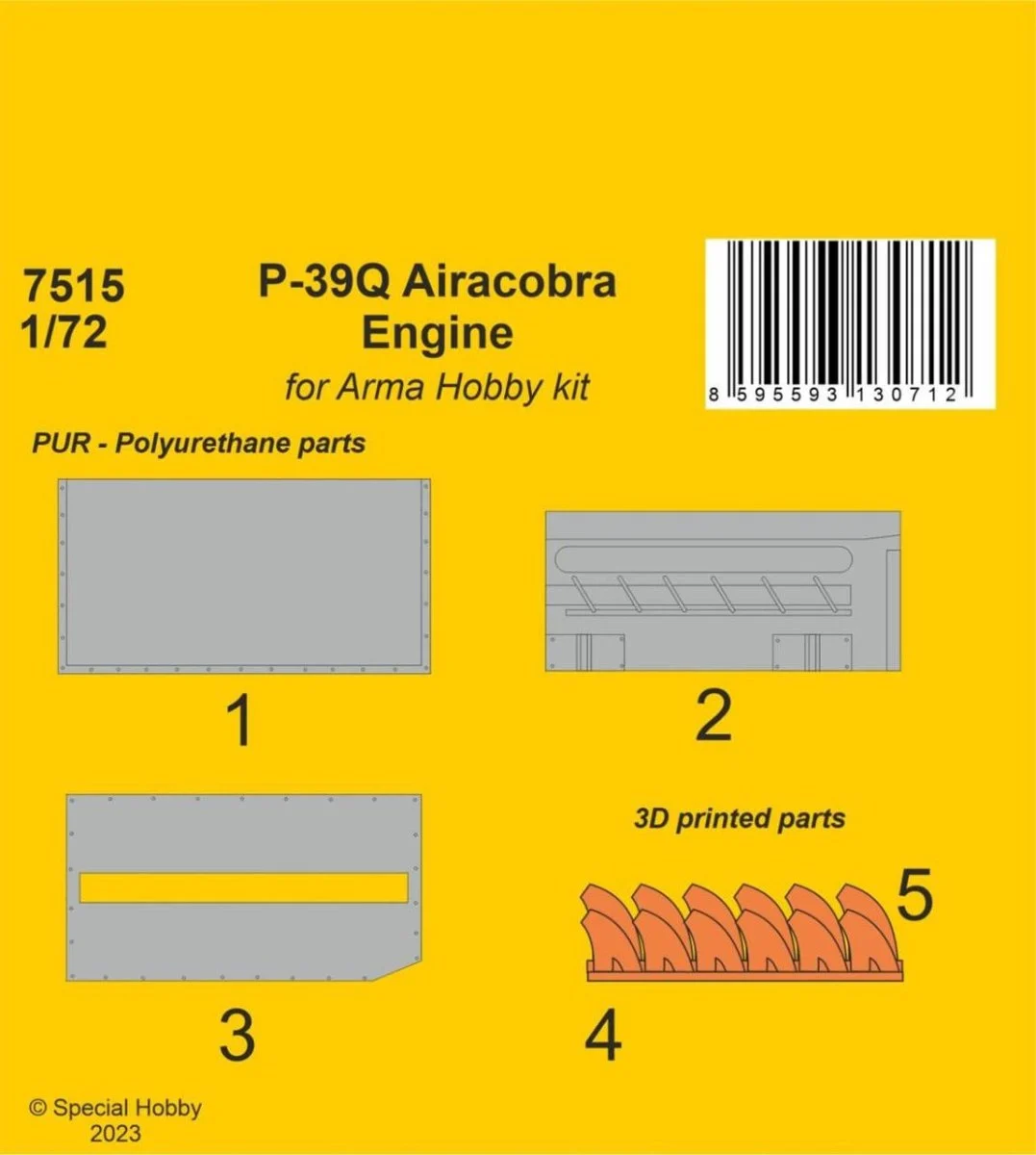 CMK 1/72 CMK P-39Q Airacobra Engine