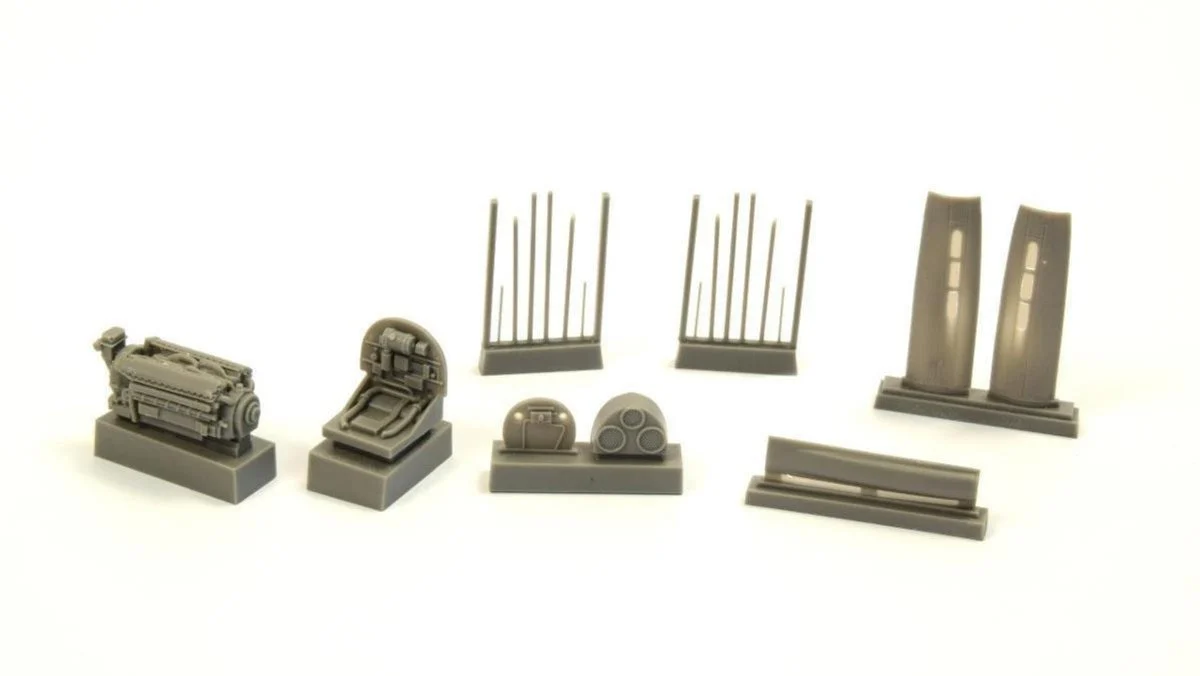CMK 1/72 CMK P-40E - Engine Set for Special Hobby kit Resin