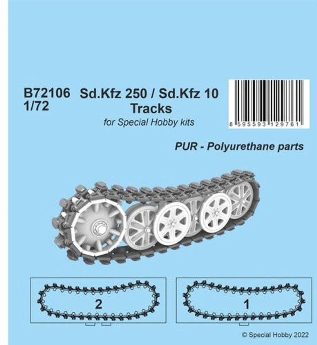 CMK 1/72 CMK Sd.Kfz 250 Tracks