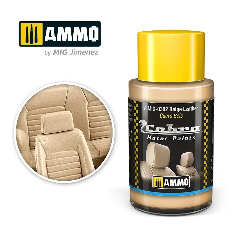Ammo Cobra Motor 0302 Beige Leather - Ammo Mig Jimenez