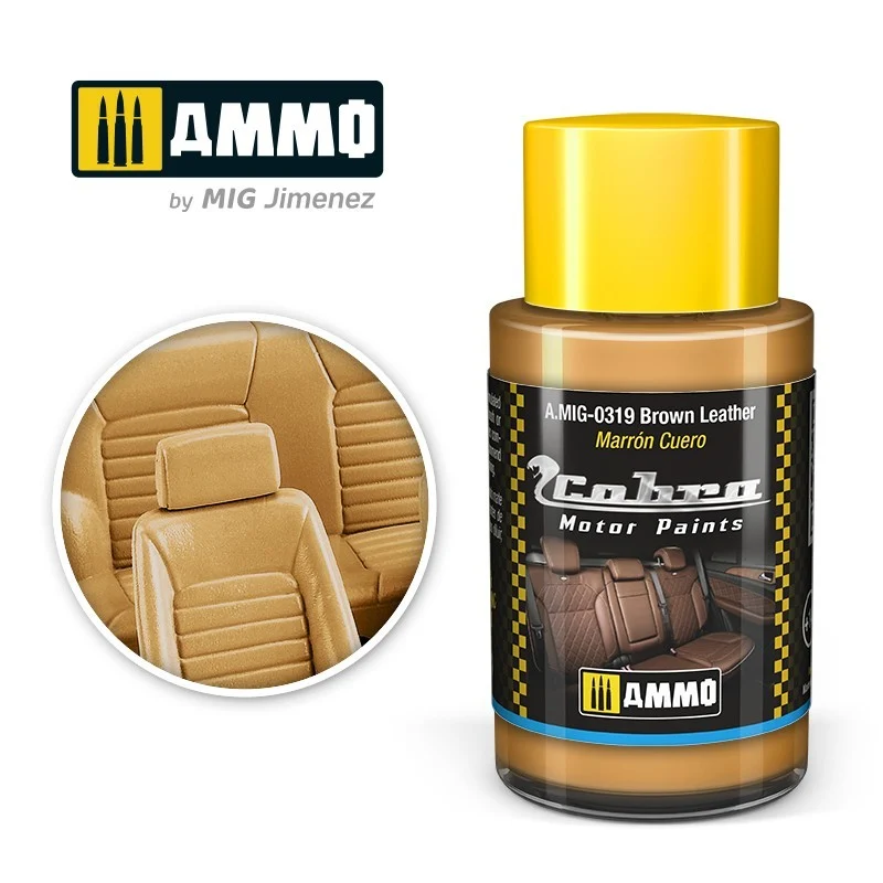 Ammo Cobra Motor 0319 Brown Leather - Ammo Mig Jimenez