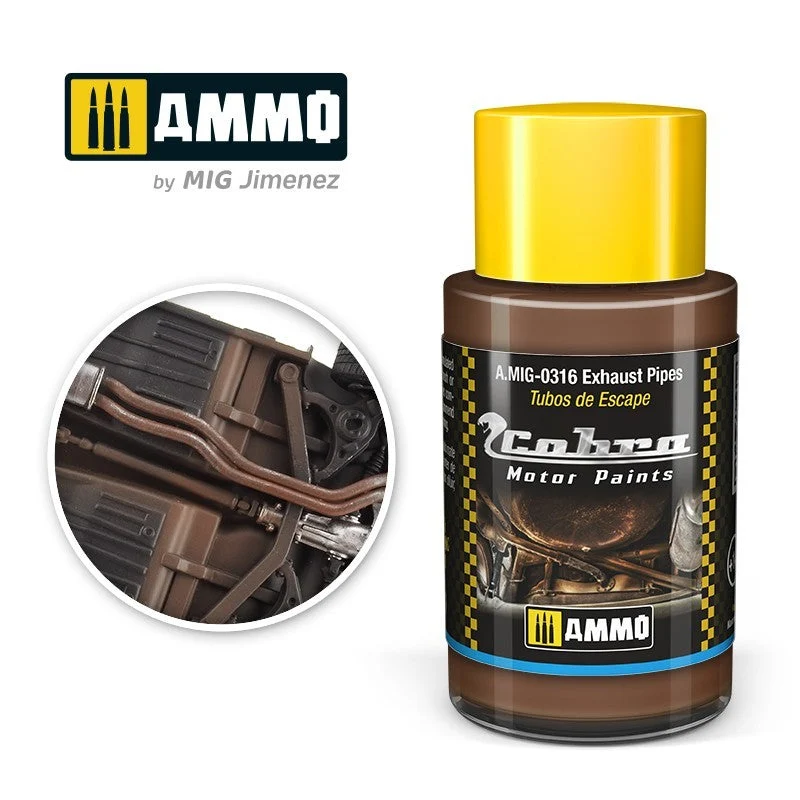 Ammo Cobra Motor 0316 Exhaust Pipes - Ammo Mig Jimenez