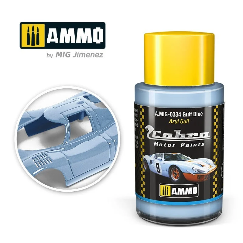 Ammo Cobra Motor 0334 Gulf Blue - Ammo Mig Jimenez