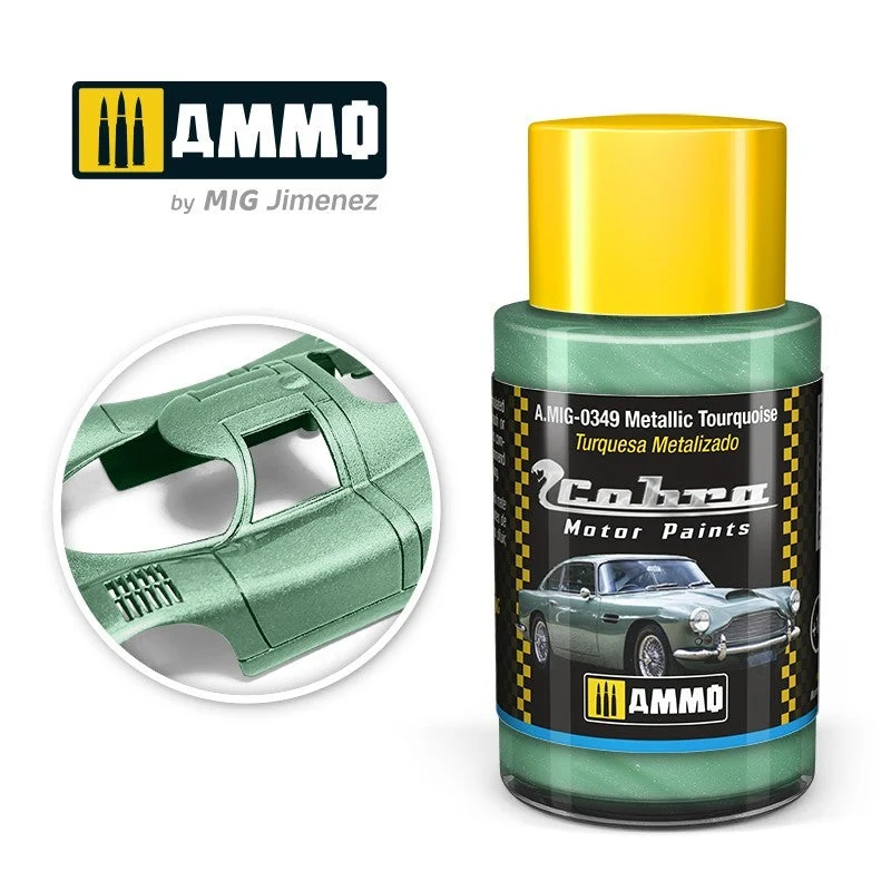 Ammo Cobra Motor 0349 Metallic Turquoise - Ammo Mig Jimenez