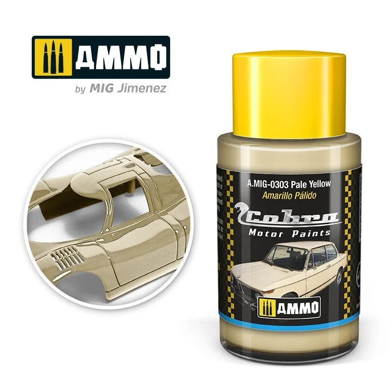 Ammo Cobra Motor 0303 Pale Yellow - Ammo Mig Jimenez